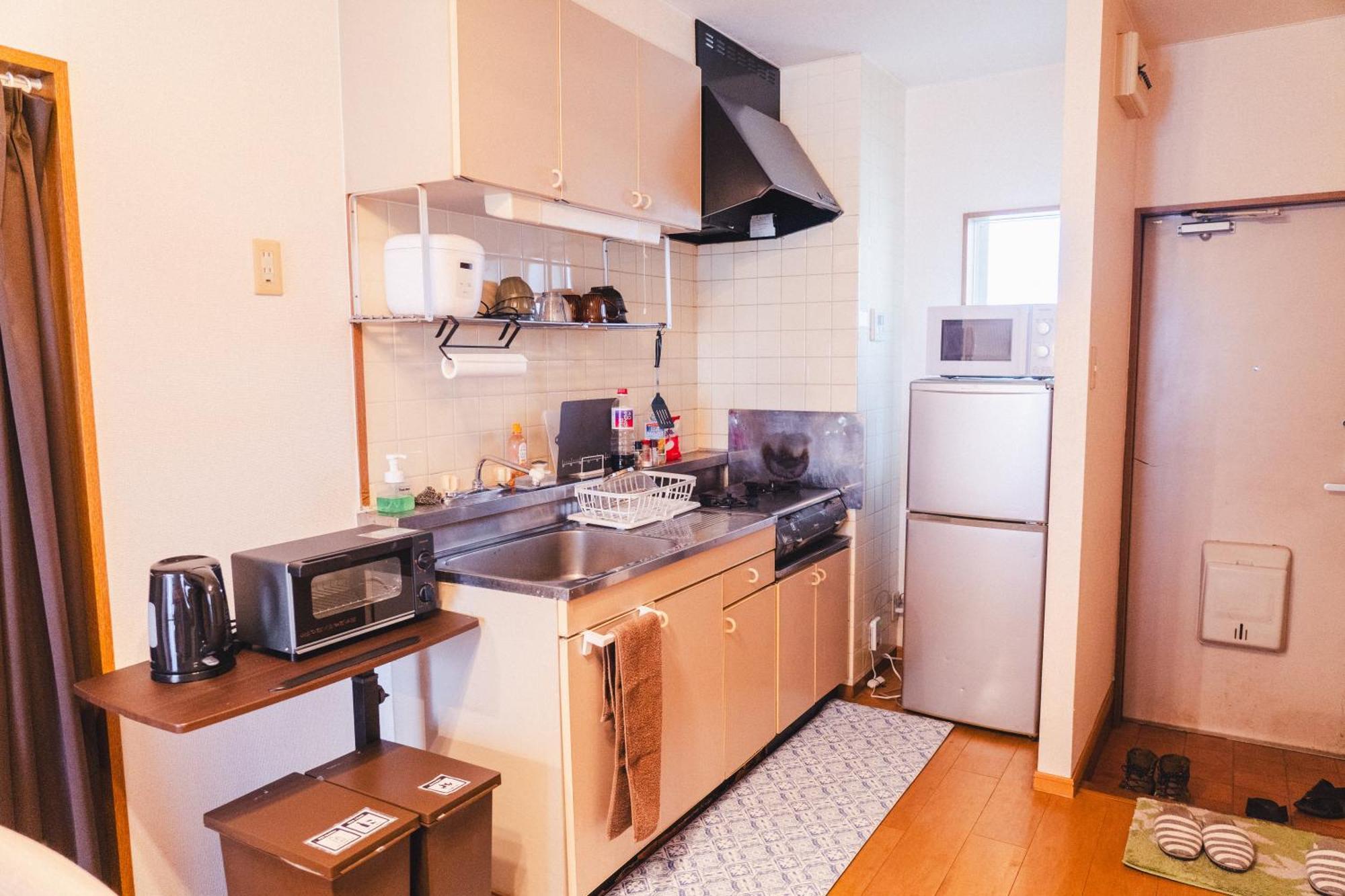 Apartment 寄道アパート203-2ベッドルーム1戸貸切-最大5名宿泊可-駐車場1台無料